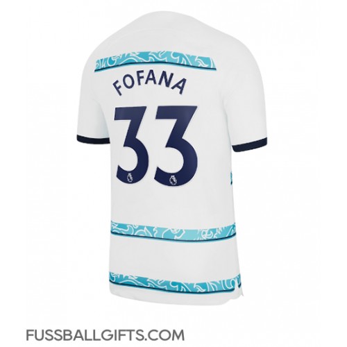 Chelsea Wesley Fofana #33 Fußballbekleidung Auswärtstrikot 2022-23 Kurzarm